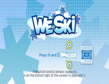 We Ski & Snowboard screen shot title